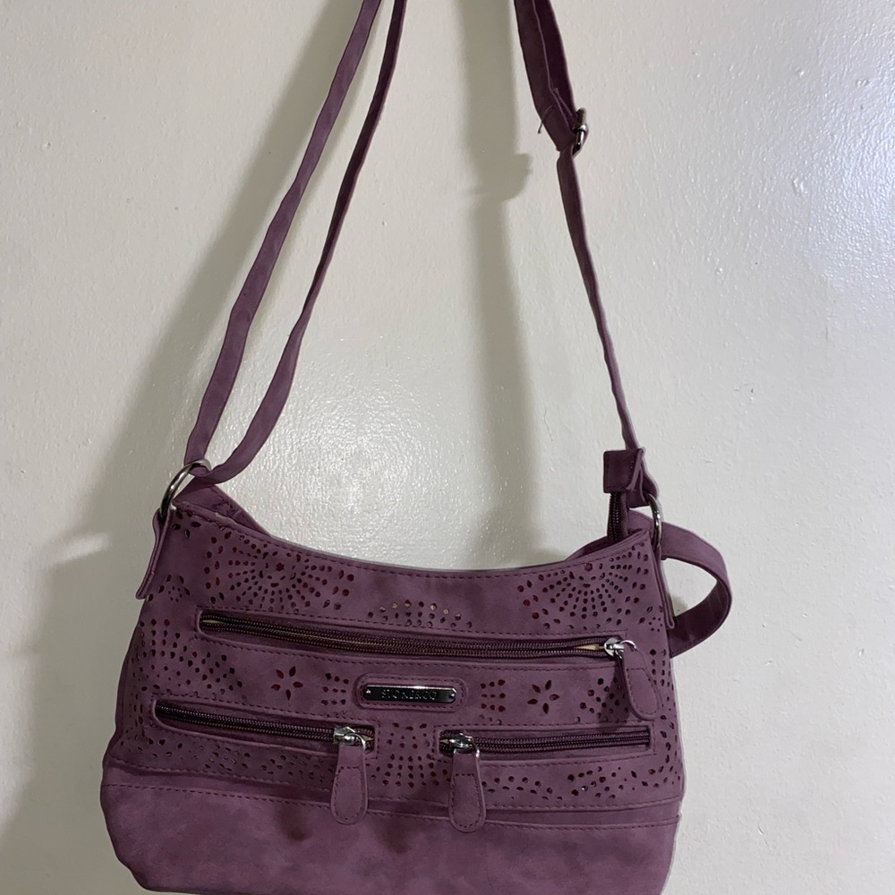 Stone Mountain Accessories Purple Crossbody Bag